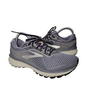 Brooks Ghost 12 Shoes Womens Size 8.5 Purple Running Sneakers Cushion Athletic